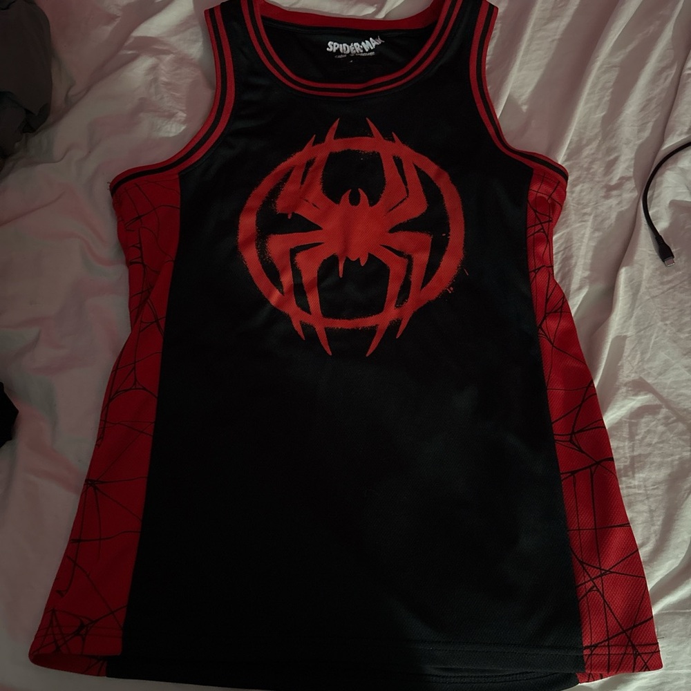 Spiderman Tank Top - Black and Red